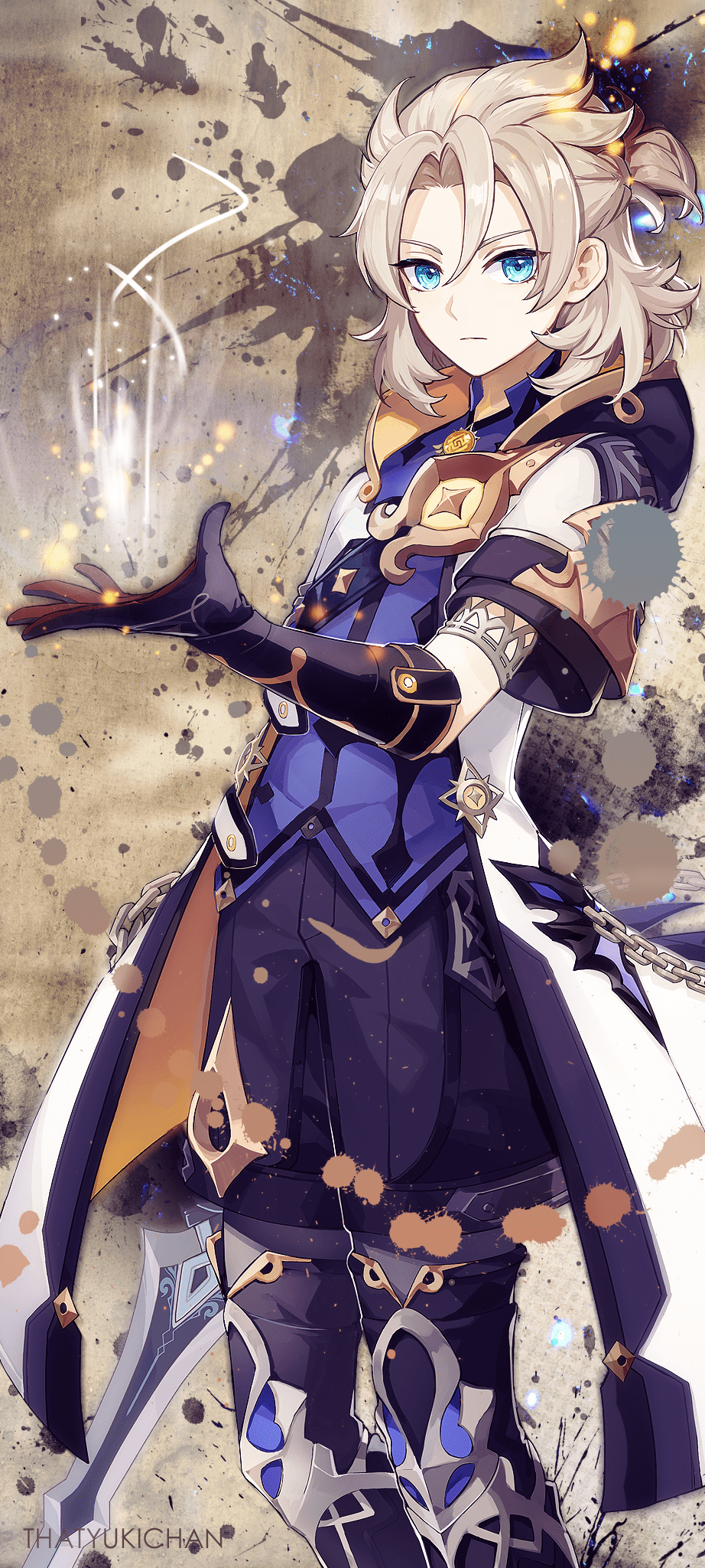 922x2048 Albaedo Mobile Wallpaper : R Genshin_Impact