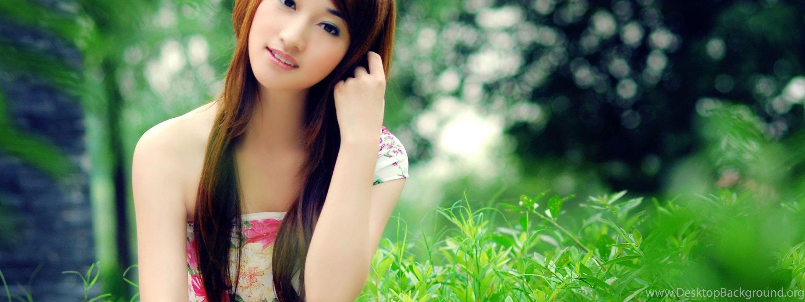 2560x960 Download Wallpaper 3840x2160 Asian, Girl, Dress 4K Ultra HD HD