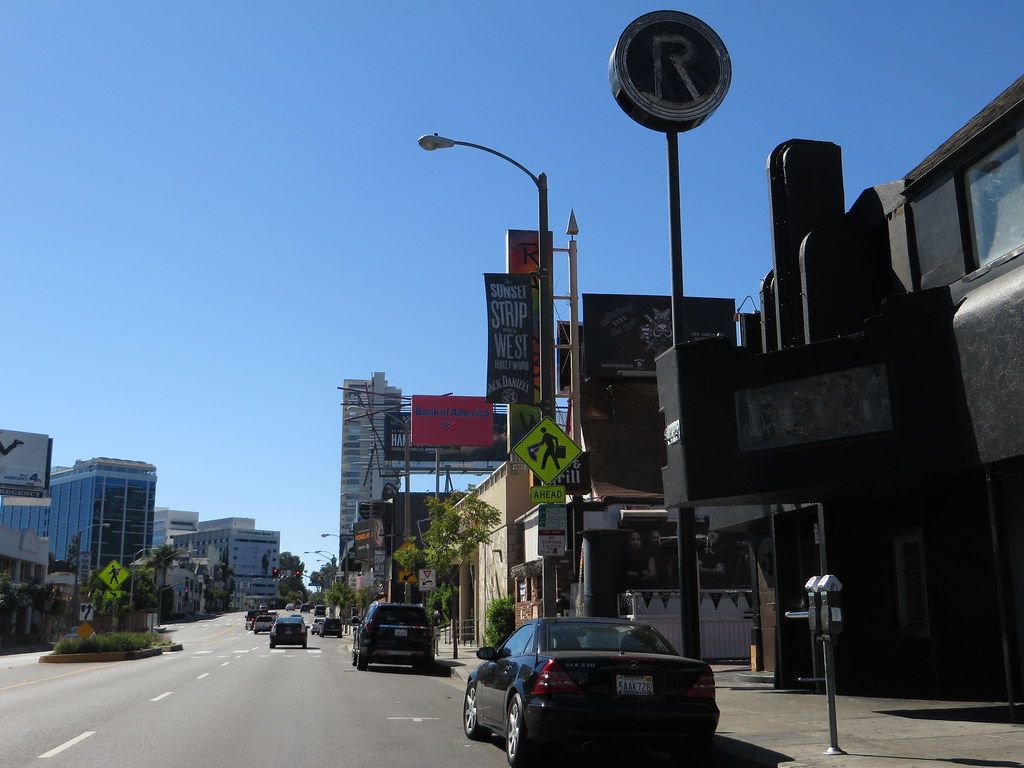 1024x768 Sunset Strip, West Hollywood, California. The Sunset Strip