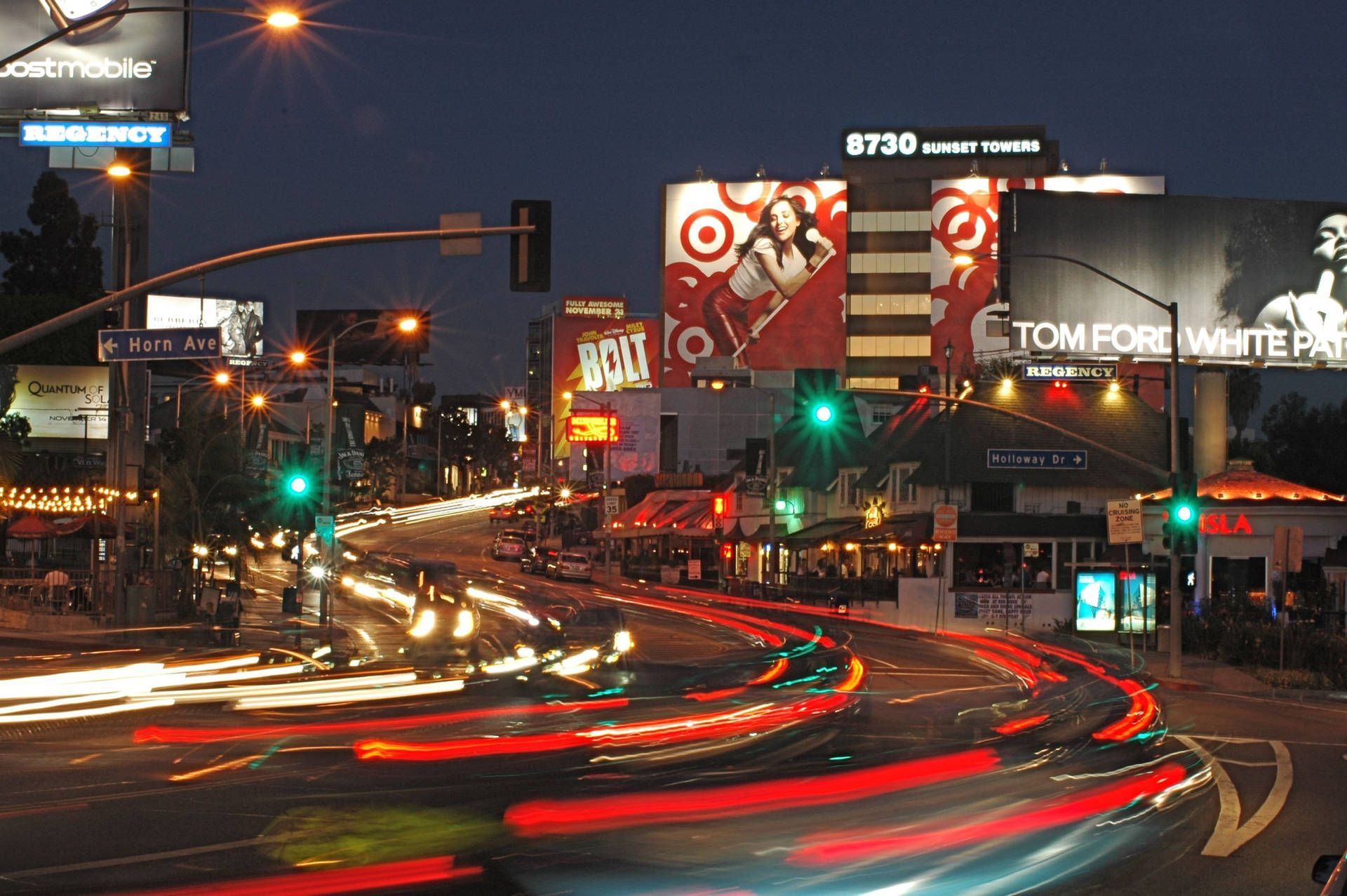1920x1277 Download Sunset Boulevard Long Exposure Wallpaper