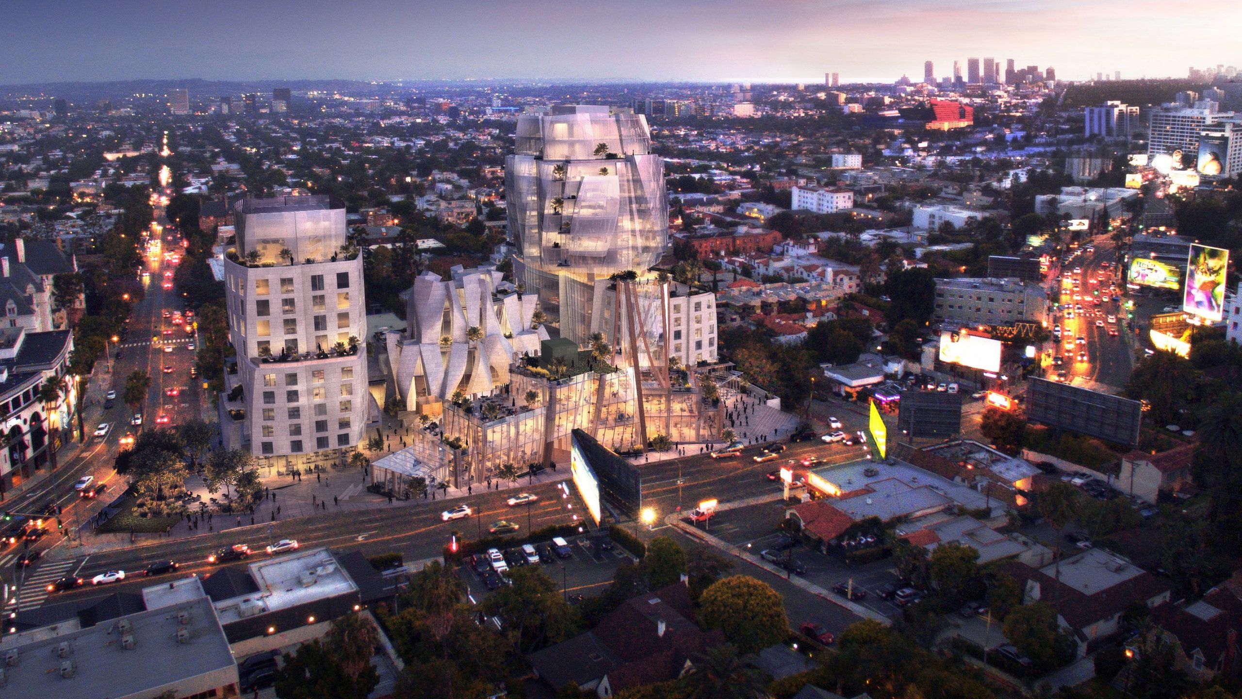 2560x1440 Preview Frank Gehry's Massive New Development on L.A.'s Sunset Strip