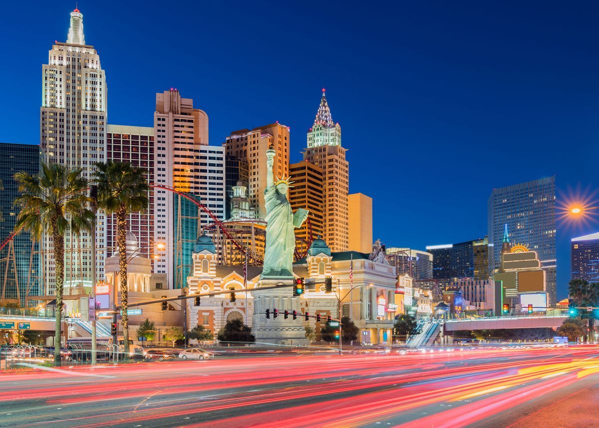 1200x857 Las Vegas Sunset Strip' Poster