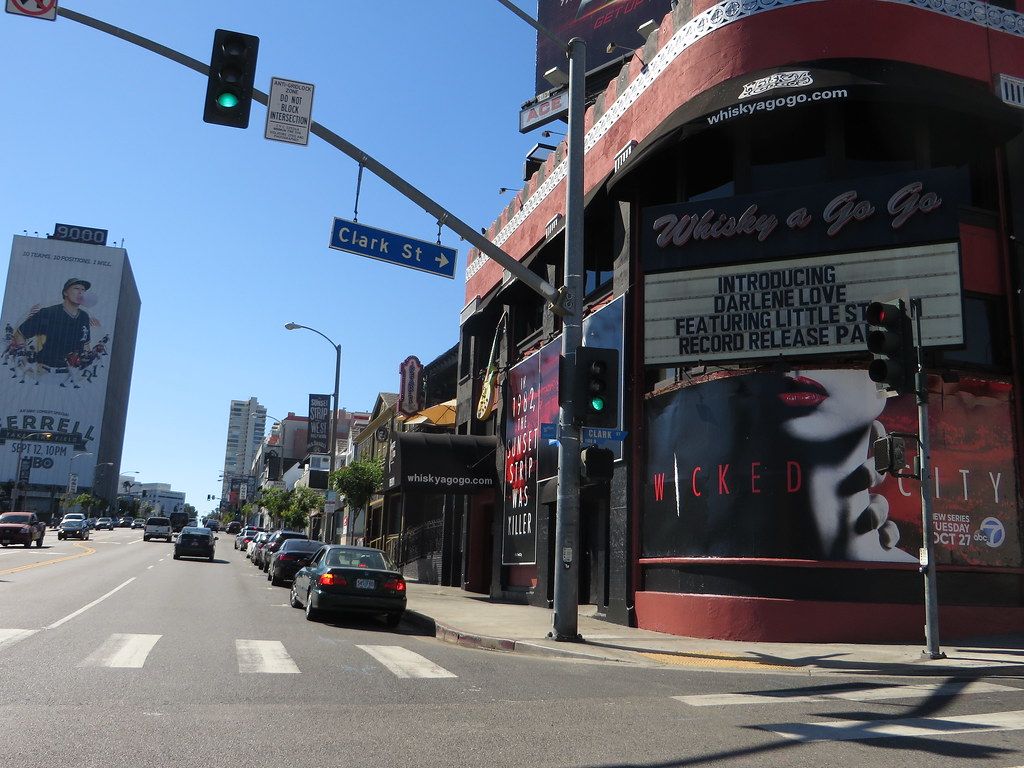 1024x768 Sunset Strip, West Hollywood, California. The Sunset Strip