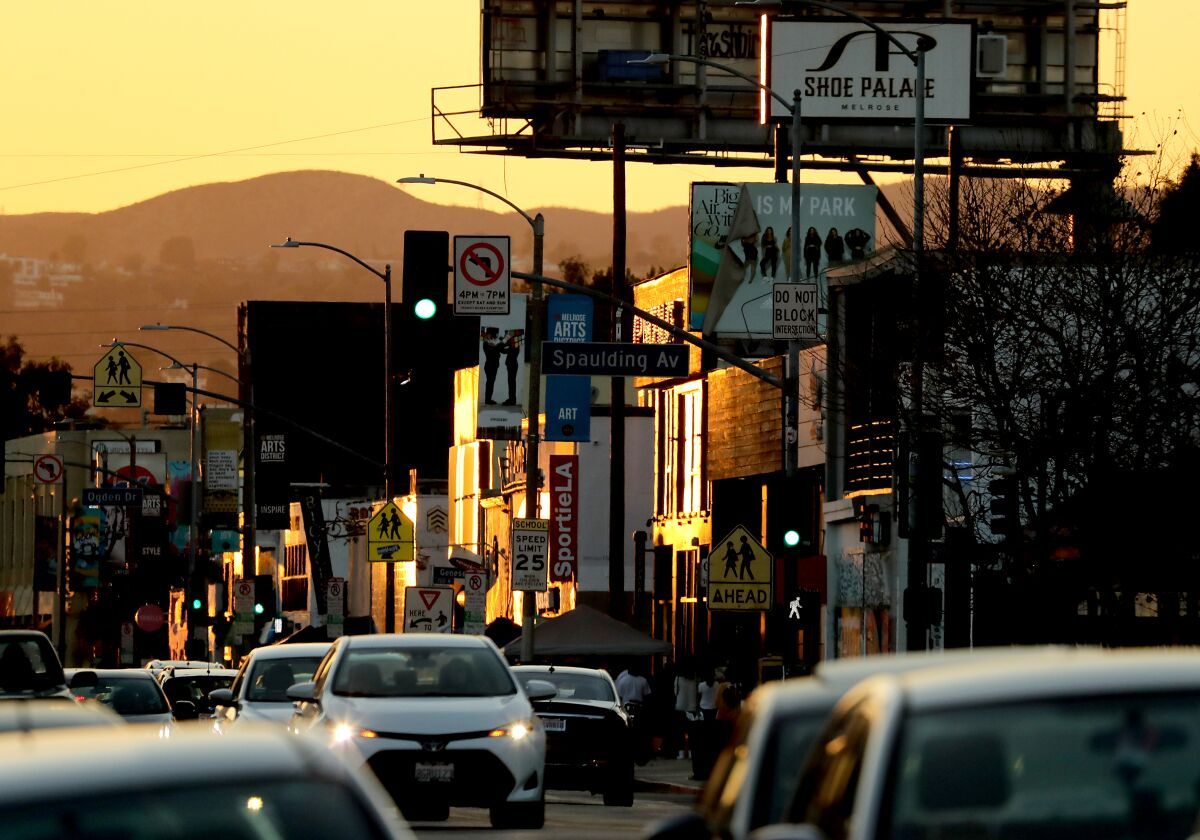 1200x840 License plate readers coming to Melrose shopping area Angeles Times