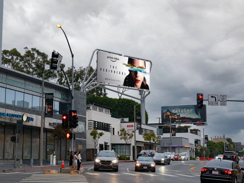 1024x768 Sunset Boulevard Digital Billboard