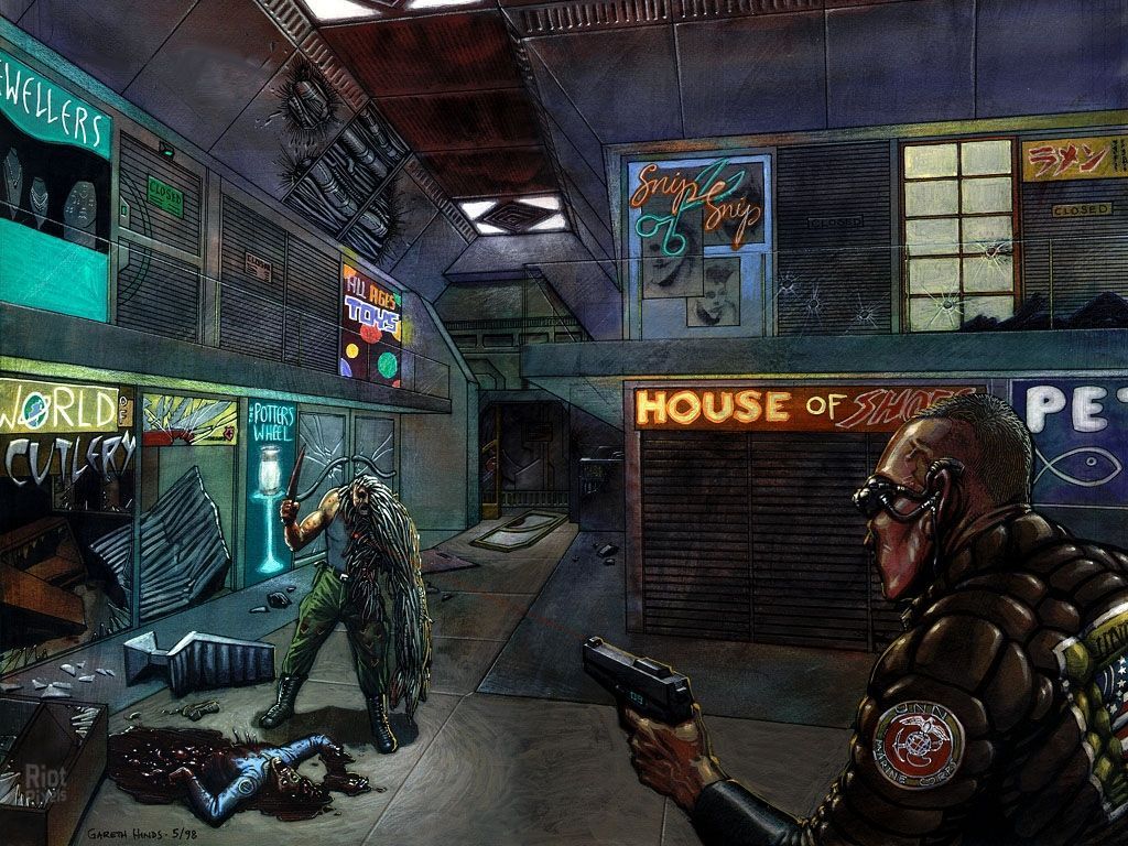 1024x768 System Shock 2 wallpaper at Riot Pixels, image