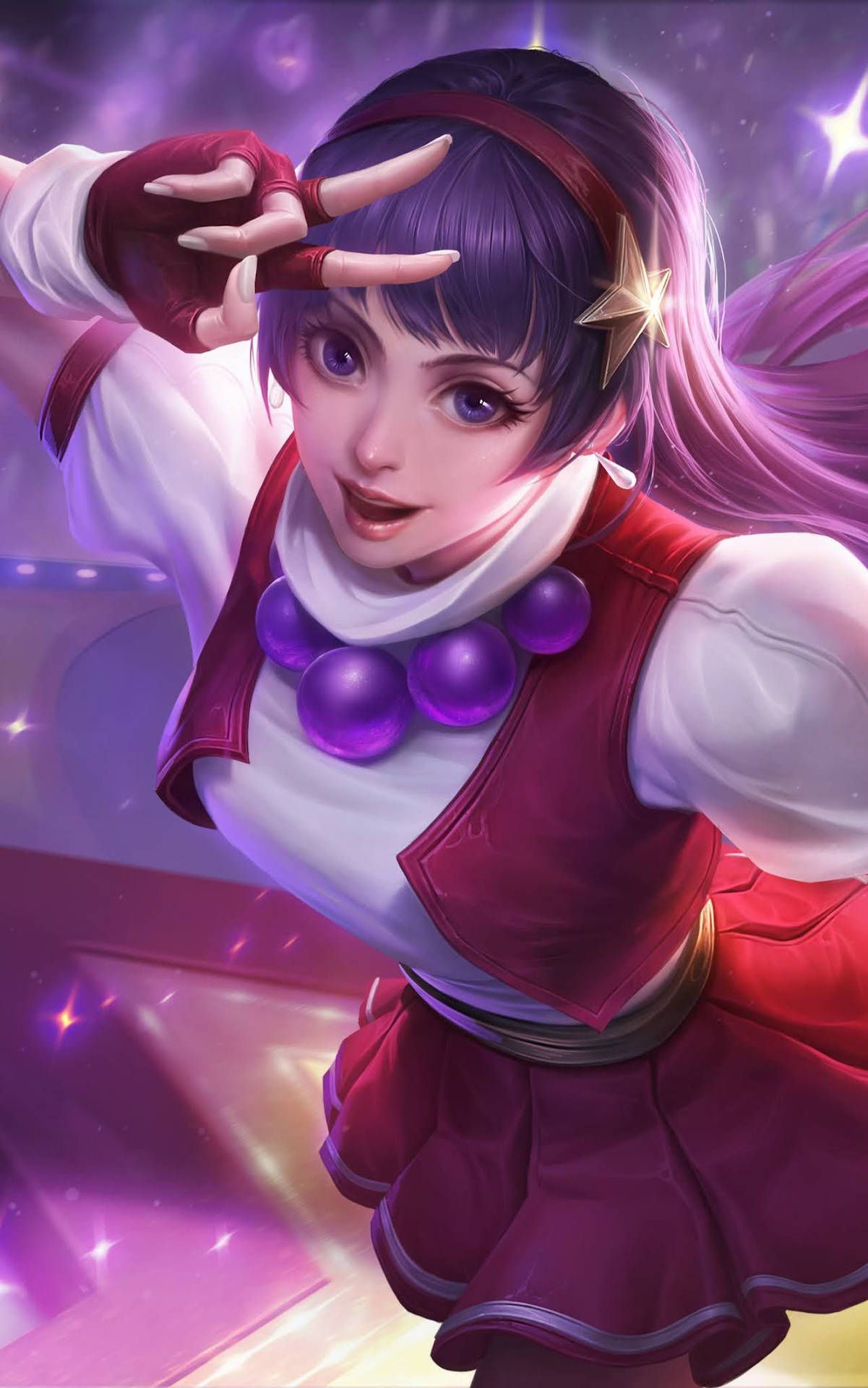 1201x1920 Download Mobile Legends Guinevere Athena Asamiya Skin Wallpaper