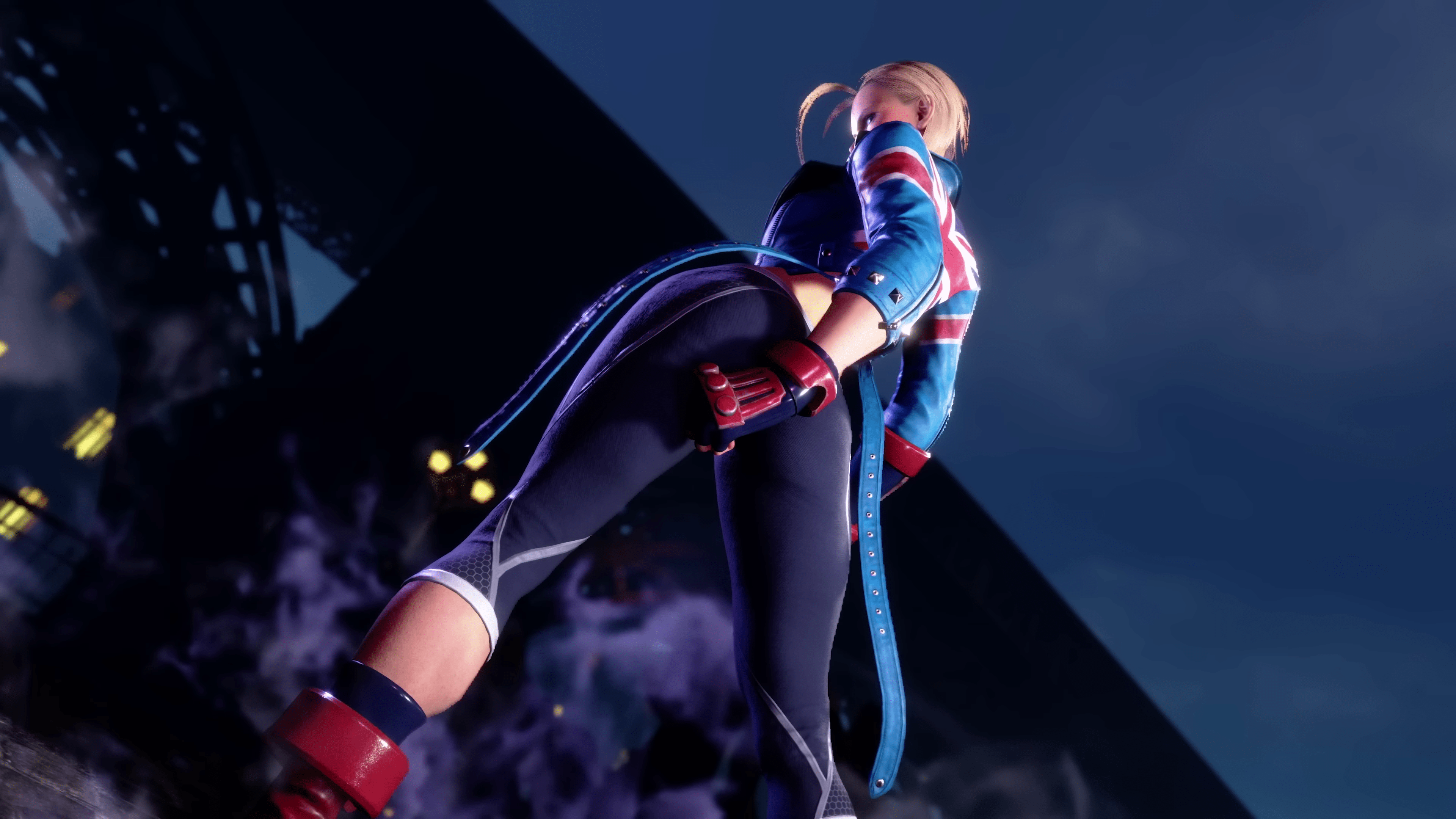 3840x2160 Cammy White, Street Fighter, Street Fighter VI, Video Game Heroes, Video Game Girls, Video Games, CGI, Gloves, Low Angle, Worm's Eye Viewx2160 Wallpaper