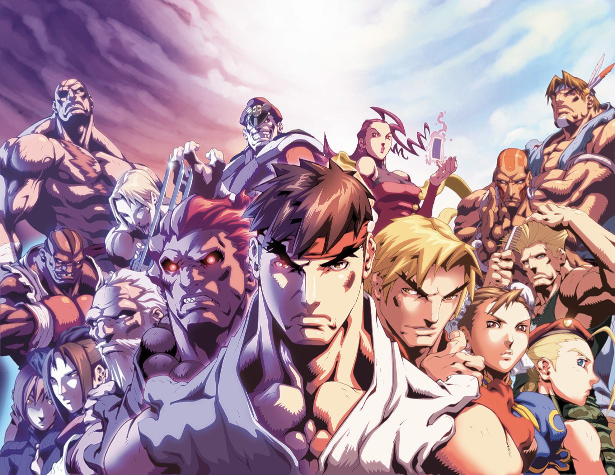 1229x950 Chun Li, Cammy White, Ryu, Ken Masters, Akuma, And 12 More (street Fighter And 2 More) Drawn By Alvin_lee And Udon_entertainment
