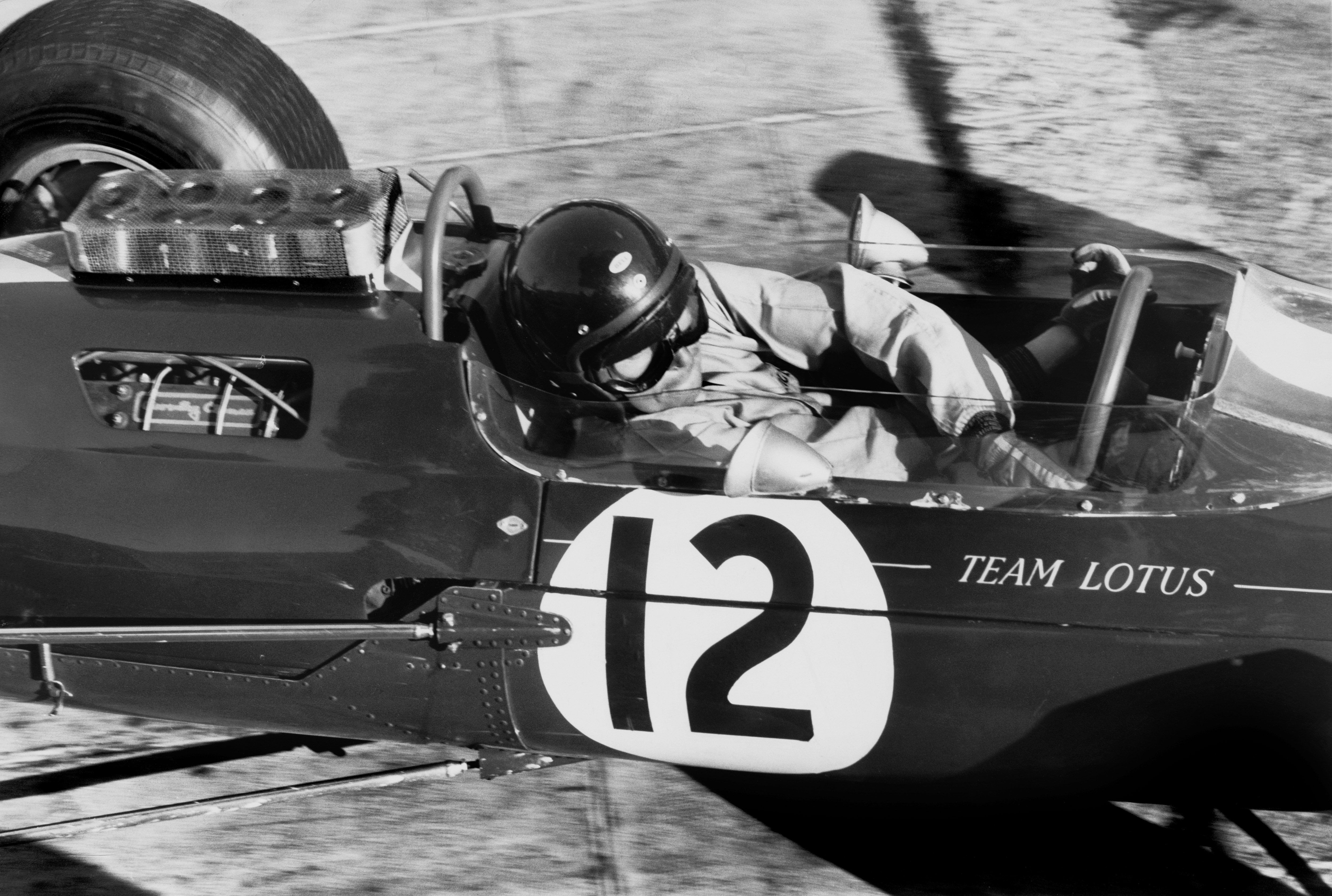 4992x3359 Close Up Of Jim Clark In A Lotus 25 At Monaco 1964 [4992x3359] [x Post R Vintagef1]