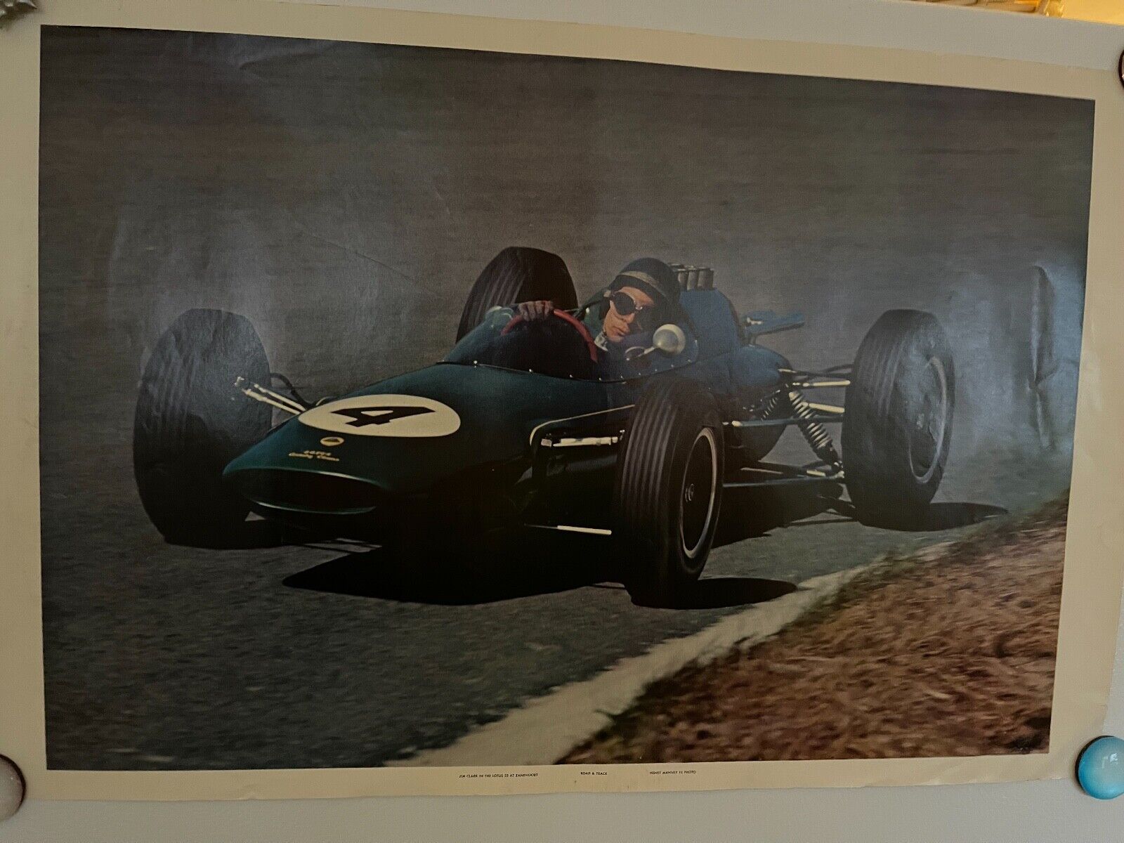 1600x1200 Jim Clark Lotus 25 at Zandvoort Henry Manney Photo Print 12 X 18
