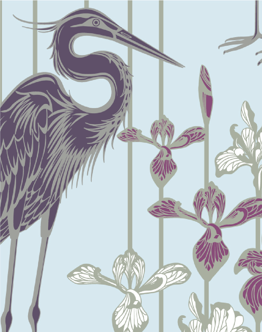 1008x1278 Heron, Plum Pearl