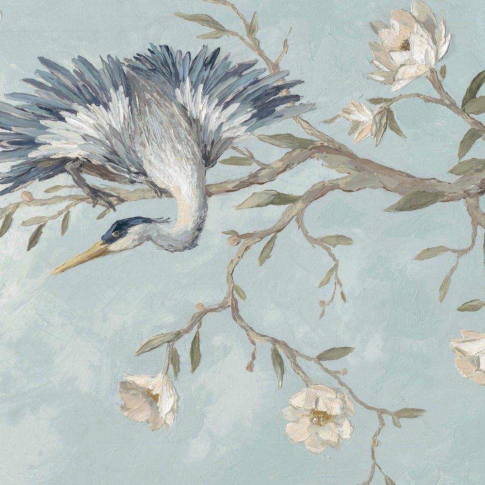 1000x1000 The Pursuit of Strength; Blue Herons Paper Prints & Canvases by Casey Langteau Art