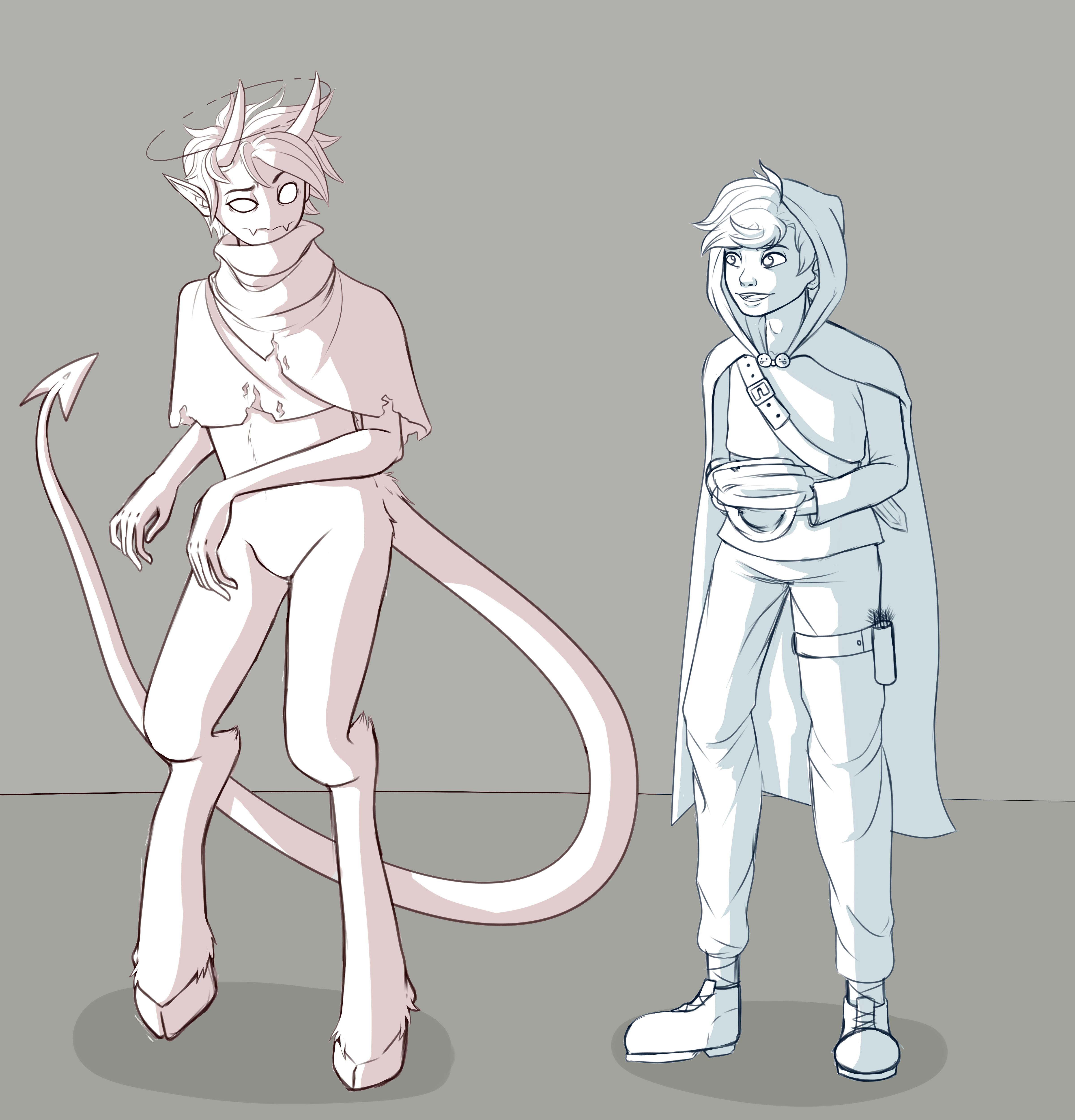 4800x5000 skephalo demonhunterAU where skeppy is this demonhunter and BBH is a demon. Skeppy hunt down BBH but notices that he isn't really bad demon and they become friends