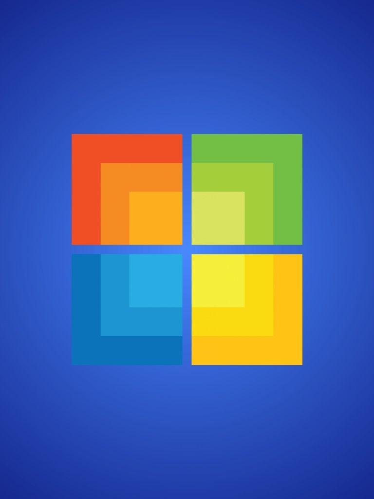 768x1024 Microsoft Windows 8 Logo Version desktop PC and Mac wallpaper