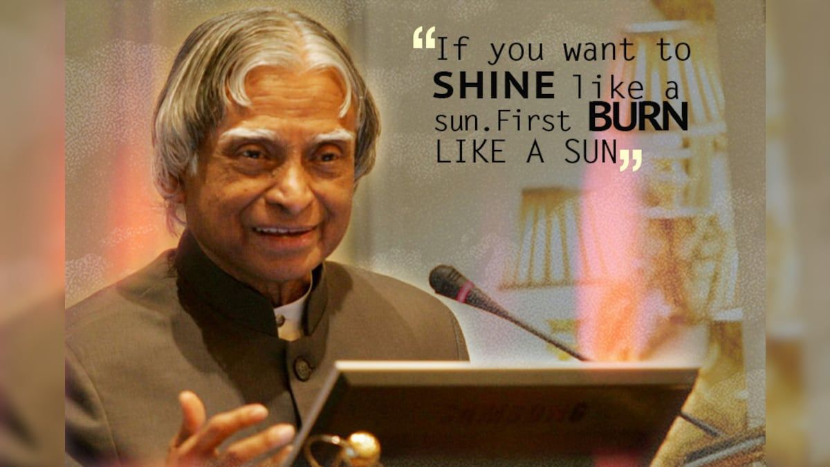 1200x675 IN PICS: On APJ Abdul Kalam Birth Anniversary, a Look at Motivational Quotes by the 'Missile Man of India'