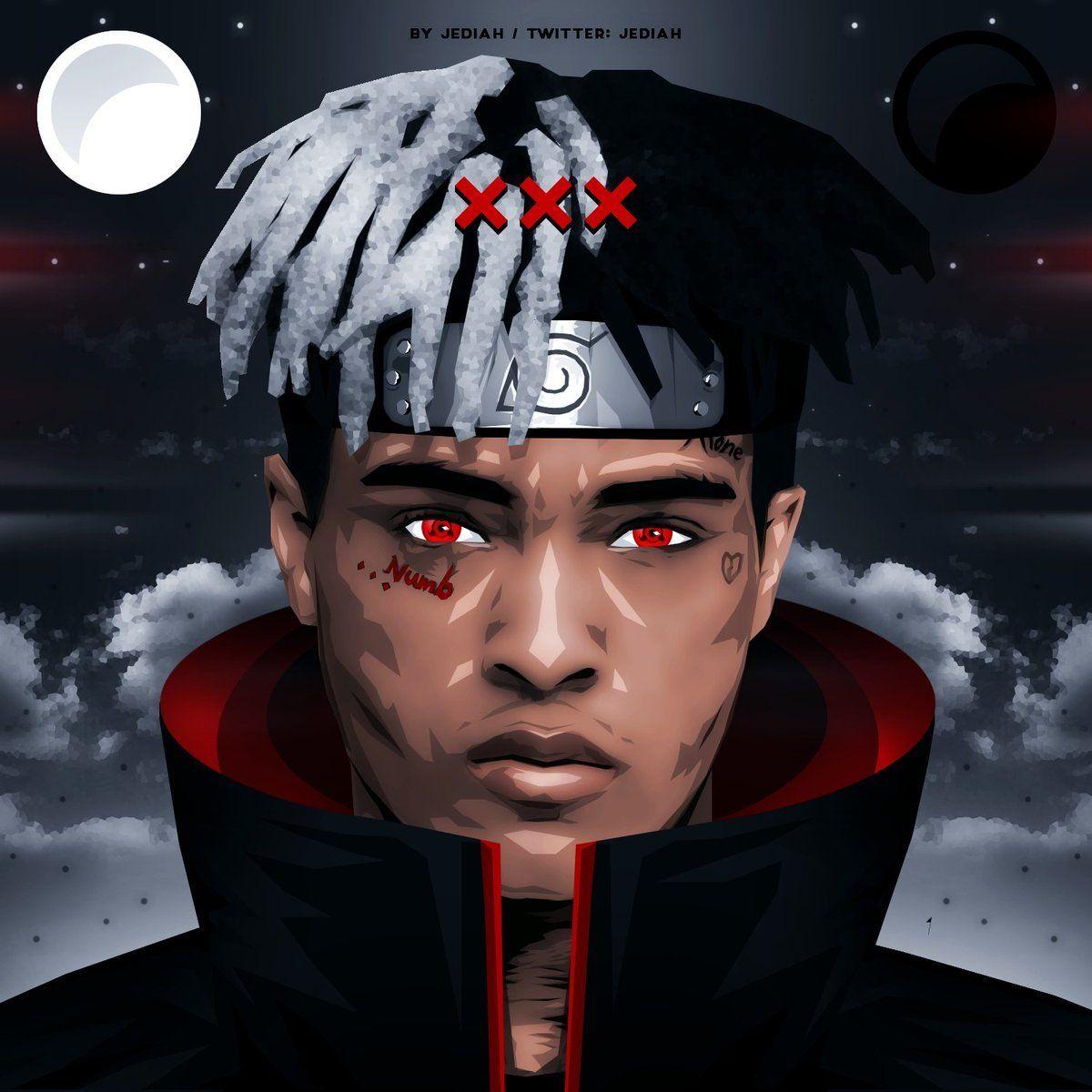 1200x1200 Cartoon XXXTentacion Wallpaper