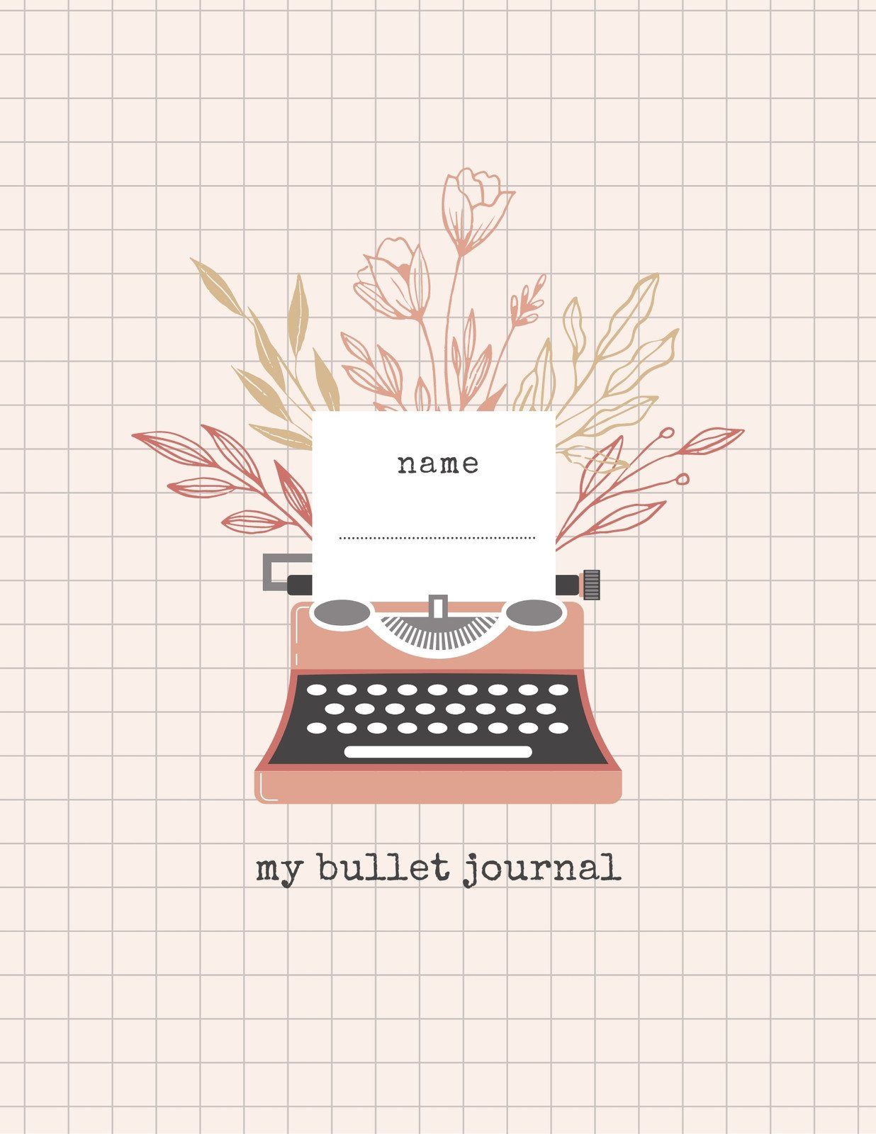 1236x1600 Free and printable bullet journal templates
