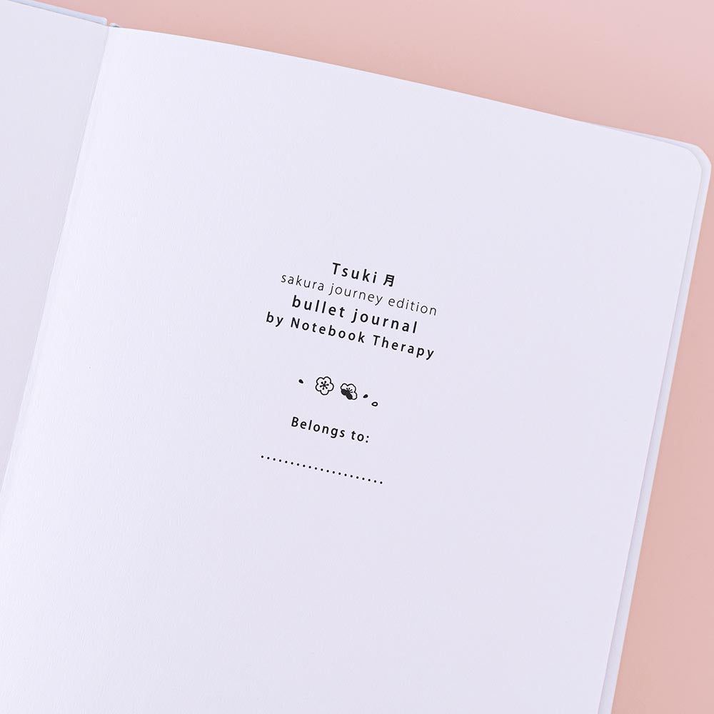 1000x1000 Tsuki 'Sakura Journey' Limited Edition Bullet Journal ☾