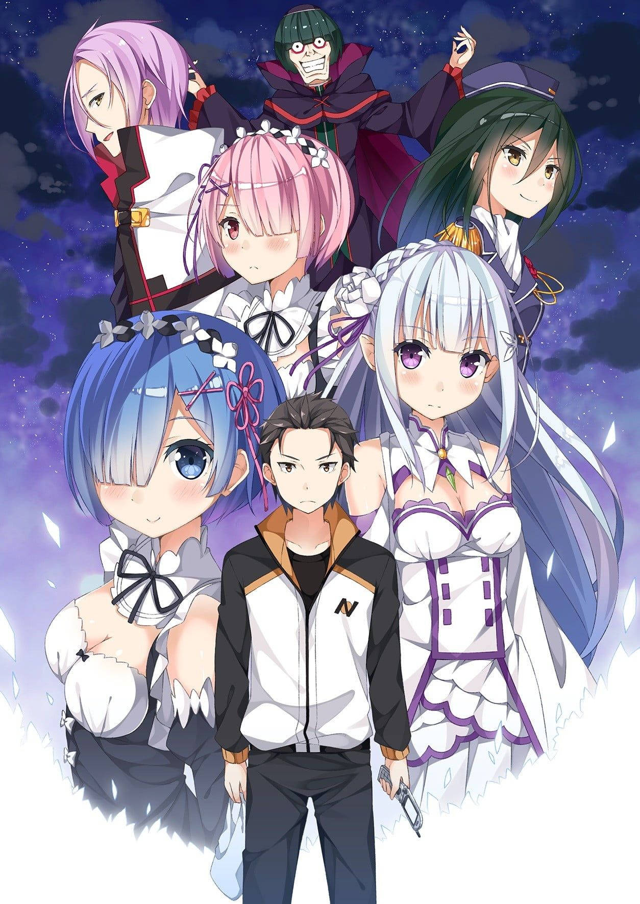 1254x1771 Re Zero Wallpaper