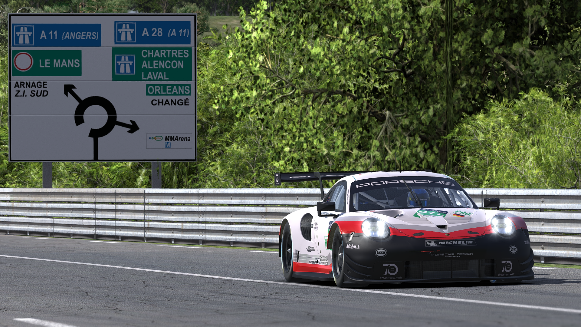 1920x1080 Porsche 911 RSR.com. iRacing.com Motorsport Simulations