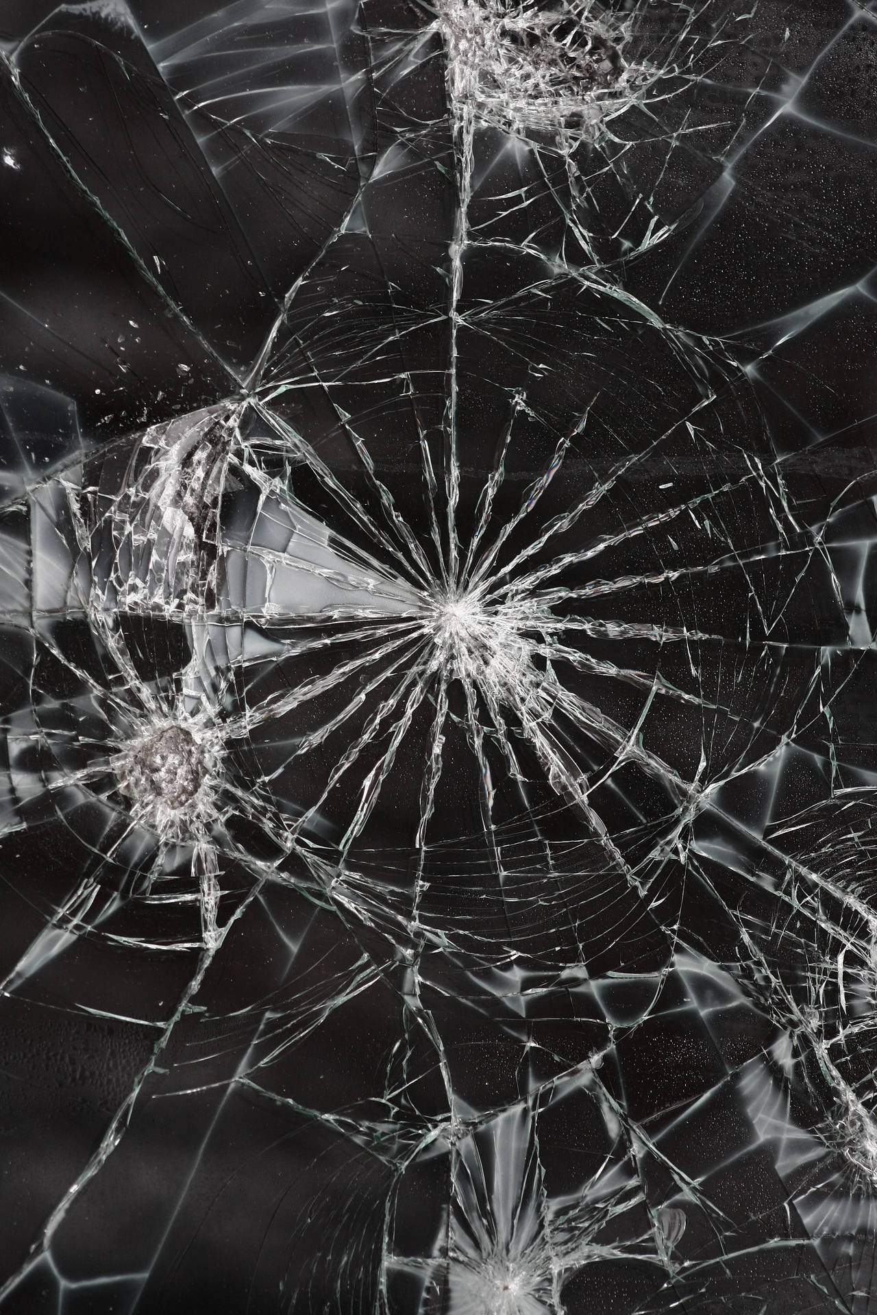 1280x1920 Broken Glass Wallpaper