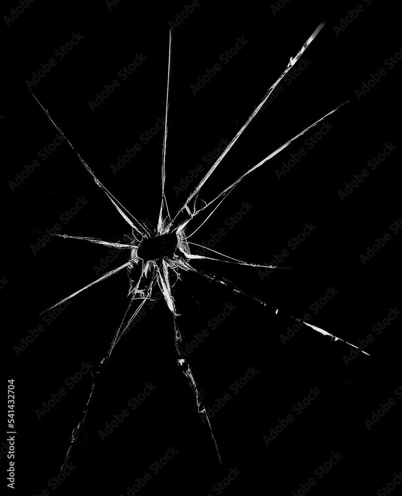 811x1000 Pieces Of Destructed Shattered Glass. Royalty High Quality Free Image Of Broken Glass With Sharp Pieces. Break Glass White And Black Overlay Grunge Texture Abstract On Black Background