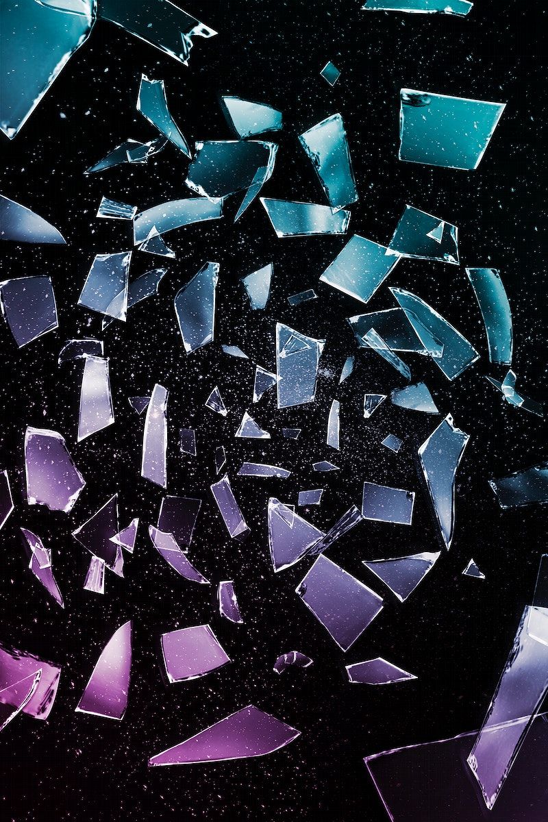 800x1200 Broken glass background shattered mirror