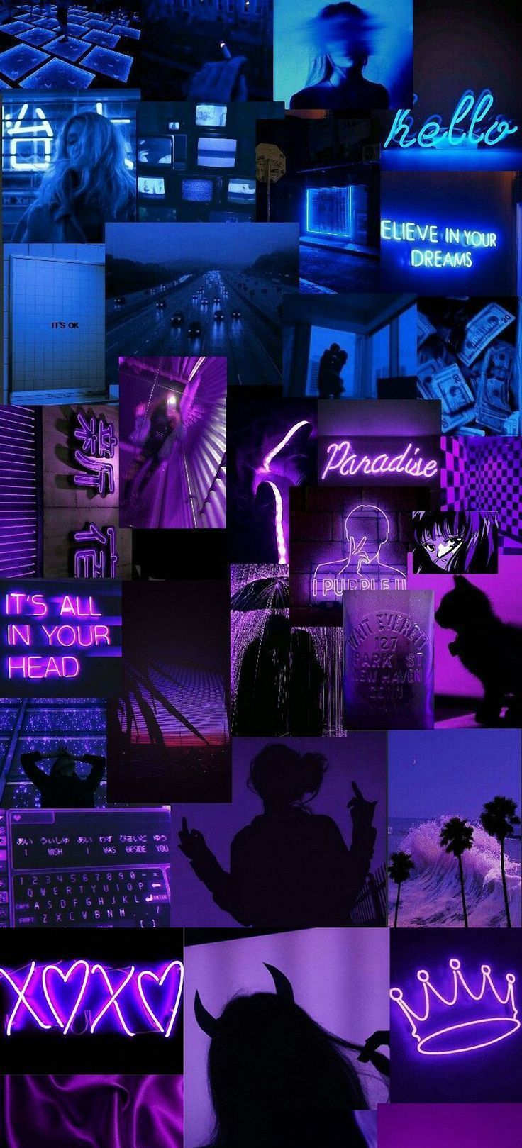 Neon Collage Wallpapers - Top Free Neon Collage Backgrounds ...