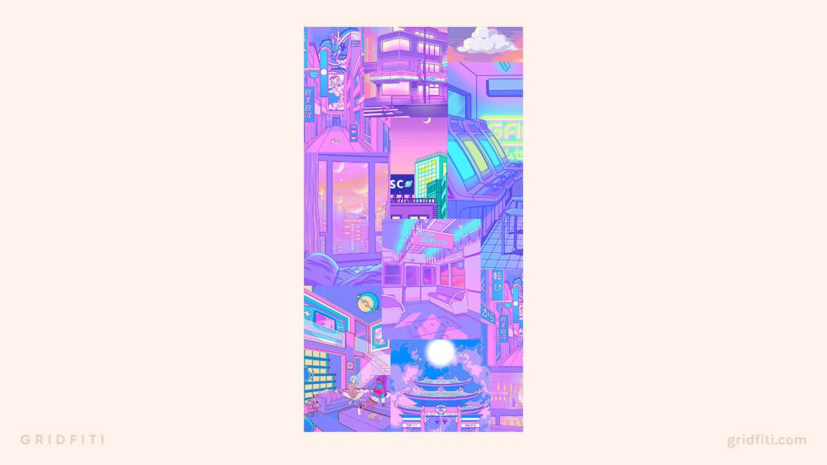 1200x675 Aesthetic Collage Wallpaper & Background for 2026