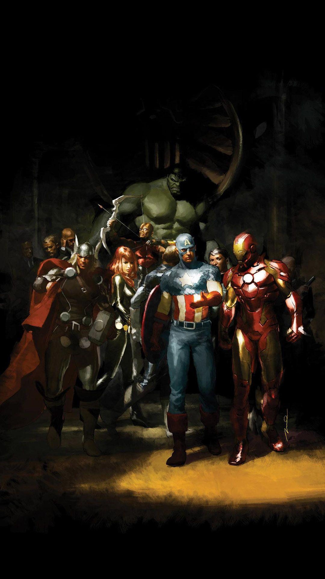 1080x1920 Avengers Hình Nền HD cho iPhone