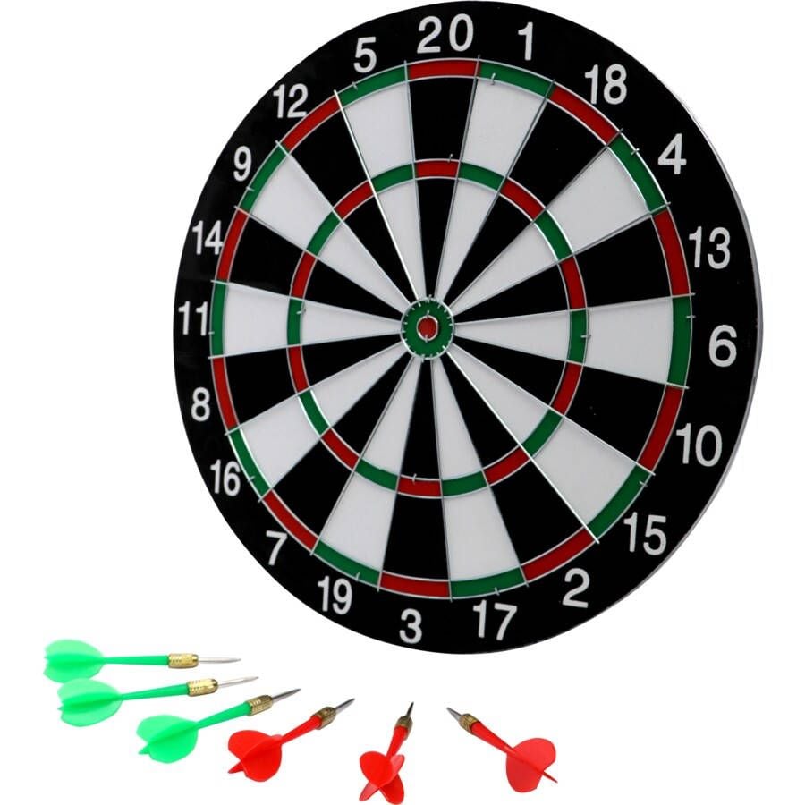 900x900 Download Dartboard With Green And Red Darts Wallpaper