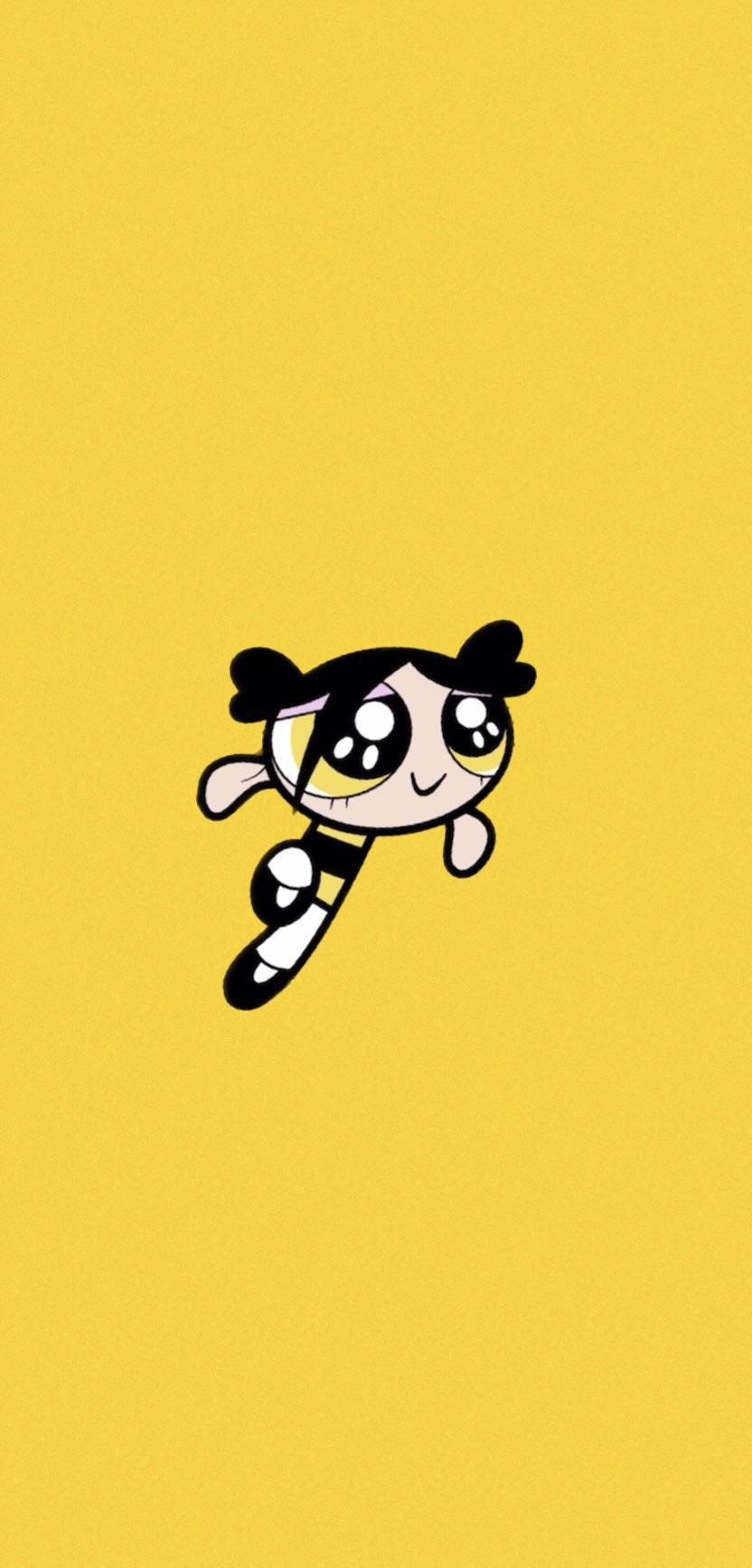 832x1734 NEWJEANS x POWERPUFF GIRLS