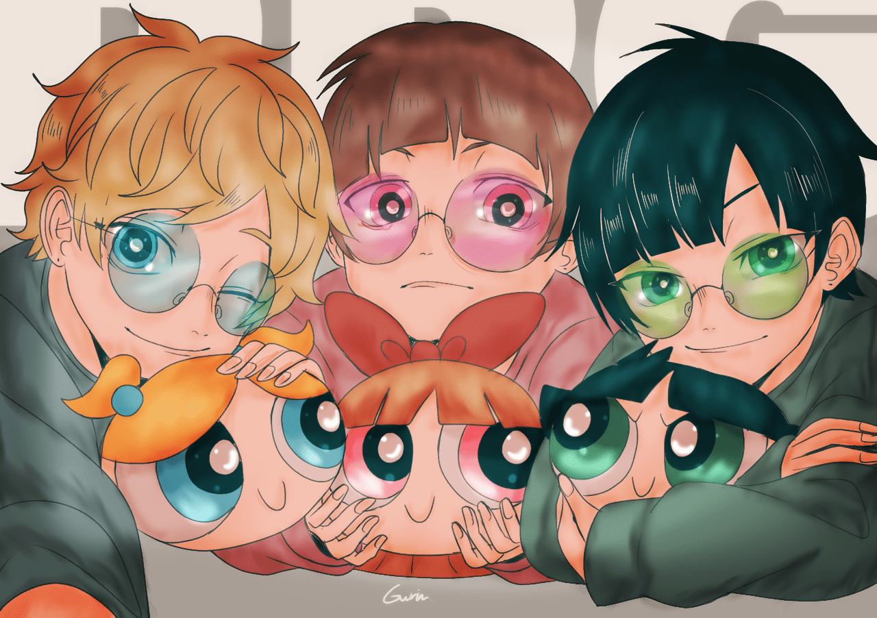 1280x902 bubbles, anime, Powerpuff Girls, Buttercup, anime boys, anime girls, animado, blossom Gallery HD Wallpaper