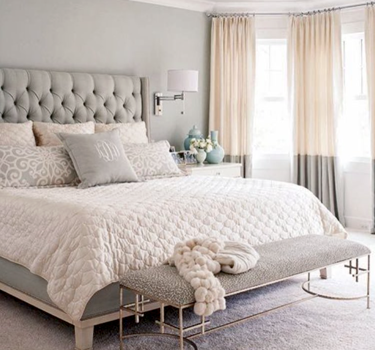 1193x1113 Luxury Bedroom Decor: 40 Rooms You'll Wish You Could Nap In