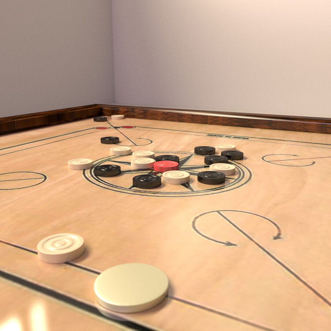 1080x1080 Carrom Board Game