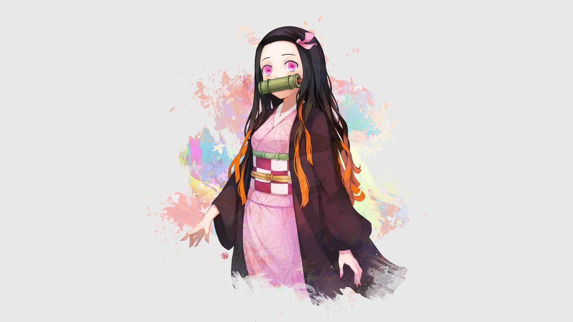 1982x1115 Nezuko Desktop Wallpaper