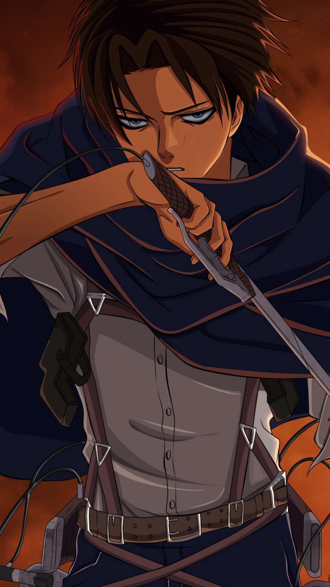1080x1920 Levi Ackerman Wallpaper for iPhone and Android