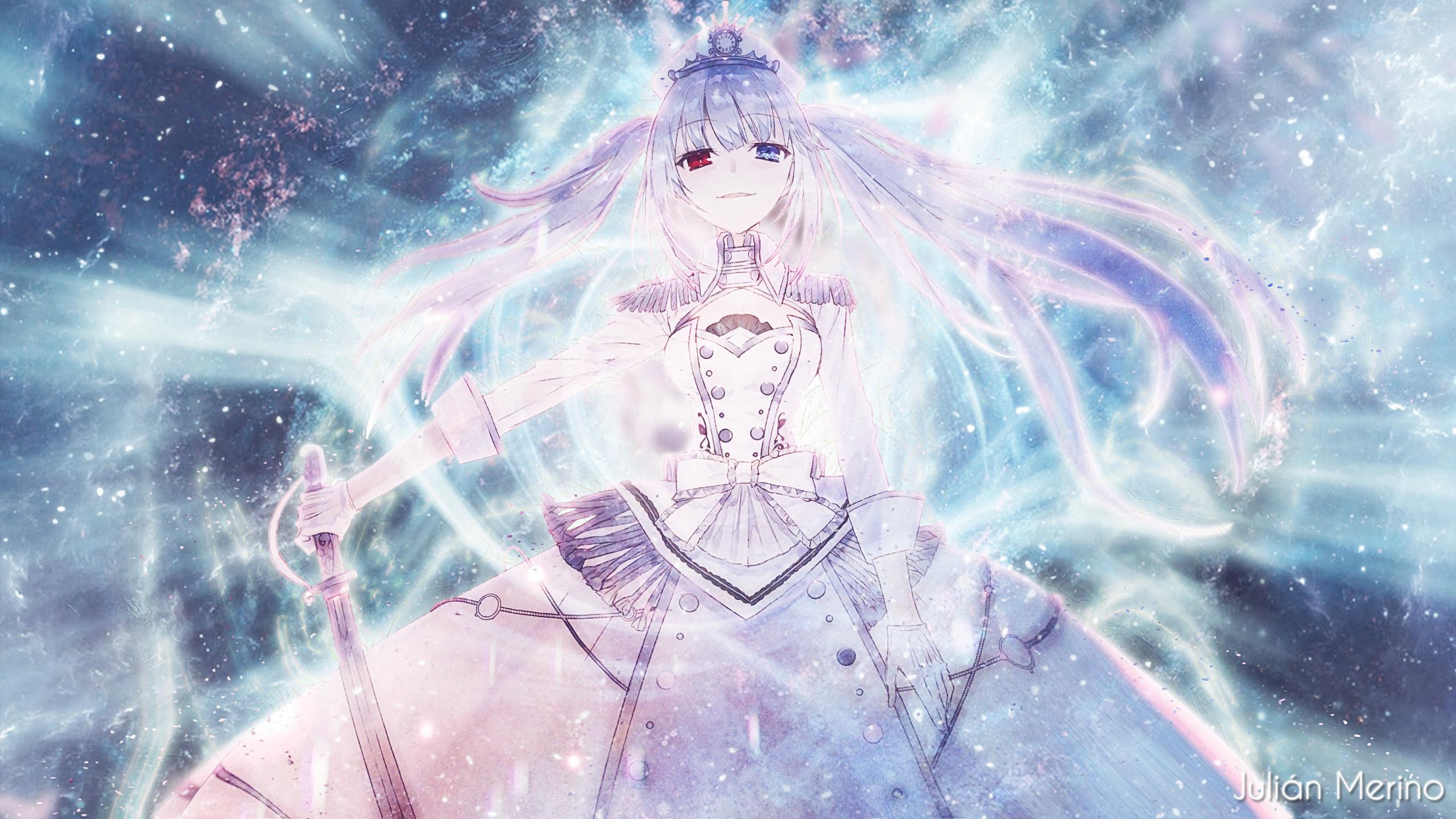 2560x1440 Date A Bullet White Queen Wallpaper