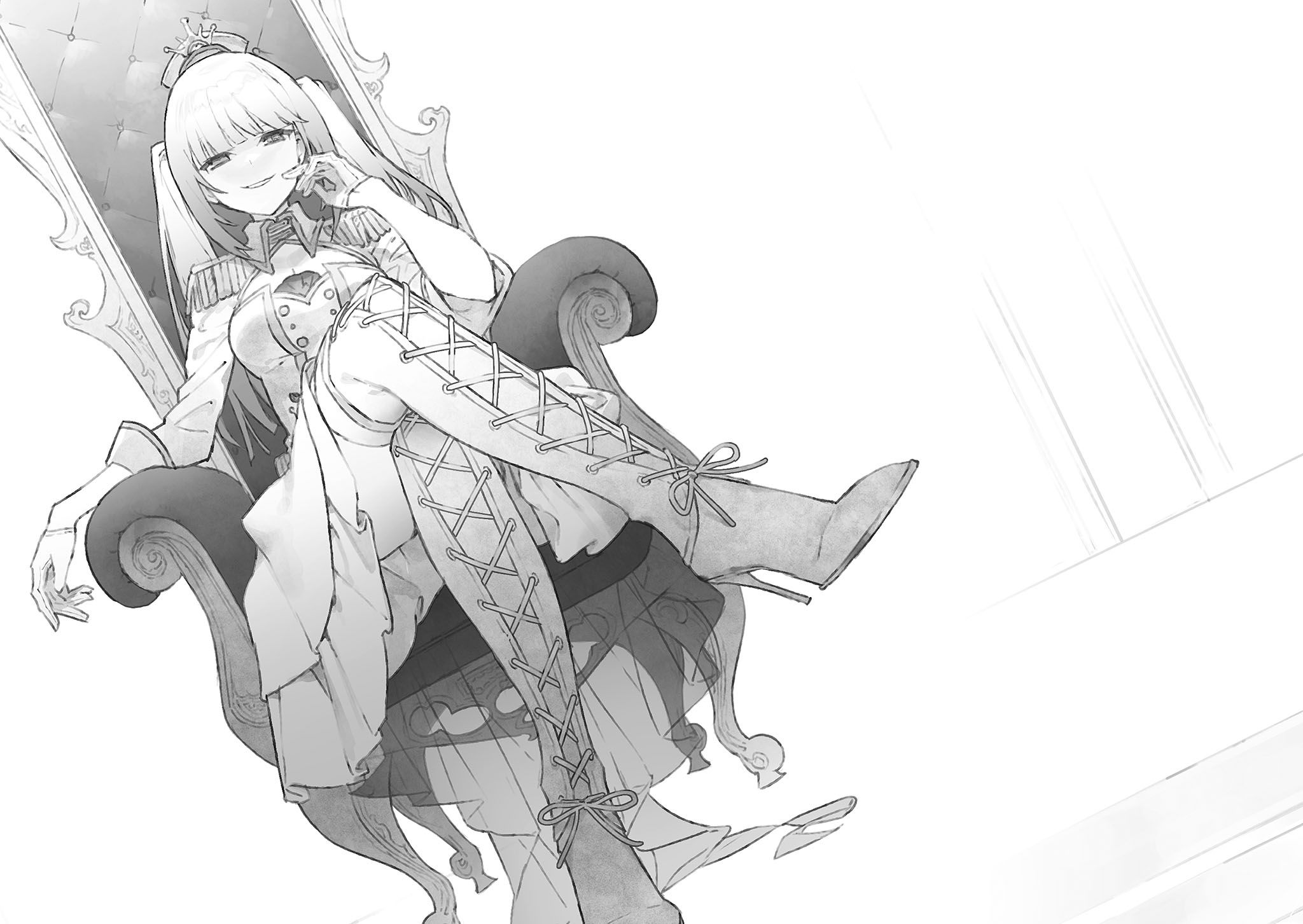 2048x1453 White Queen Date A Live Wallpaper:2048x1453