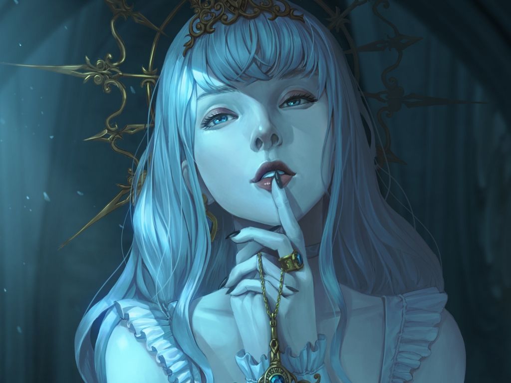 1024x768 Wallpaper white queen, fantasy, art desktop wallpaper, HD image, picture, background, 0ec0c6