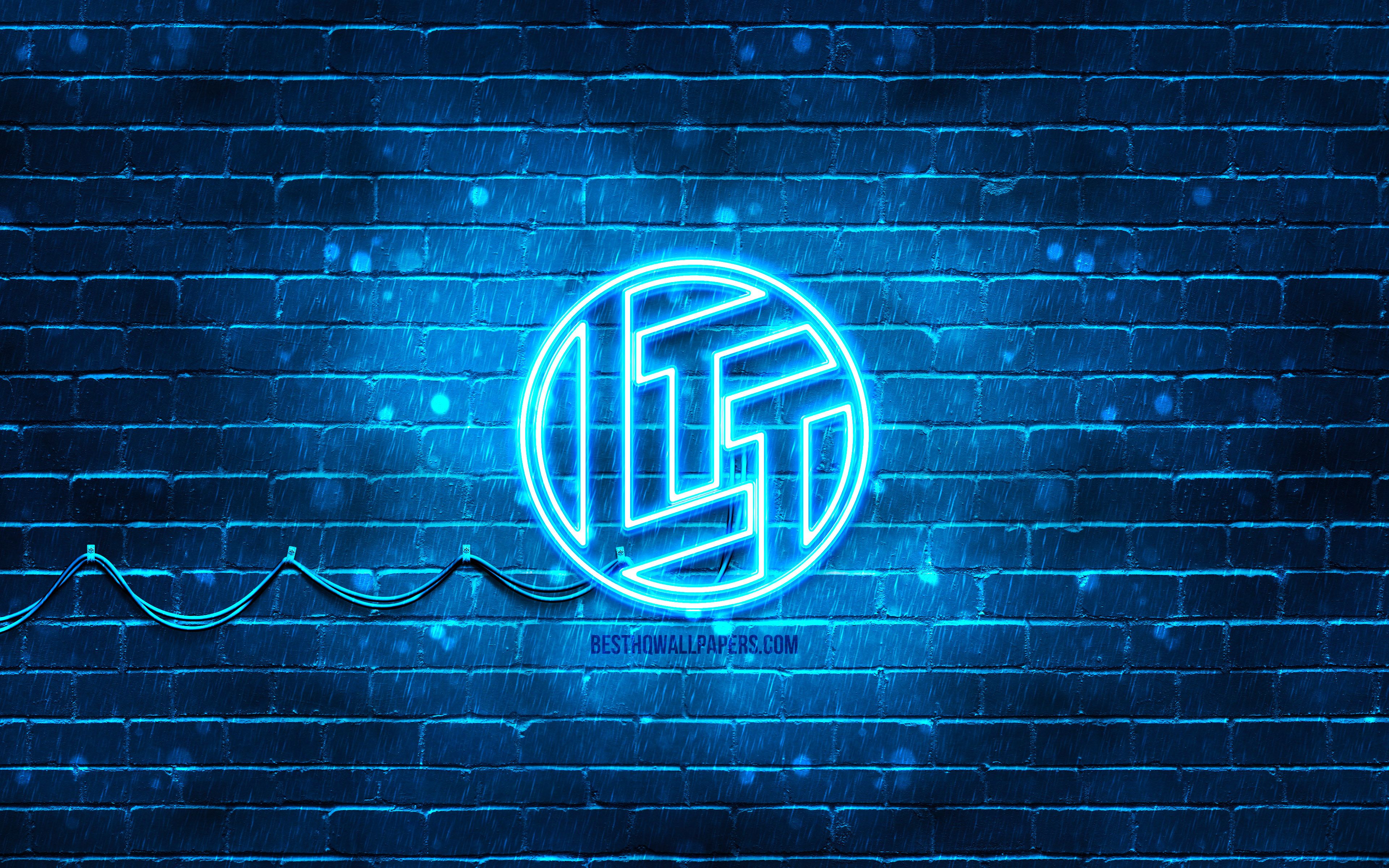 3840x2400 Download wallpaper Linus Tech Tips blue logo, 4k, blue brickwall, Linus Tech Tips logo, YouTube channels, Linus Tech Tips neon logo, Linus Tech Tips for desktop with resolution 3840x2400. High Quality HD