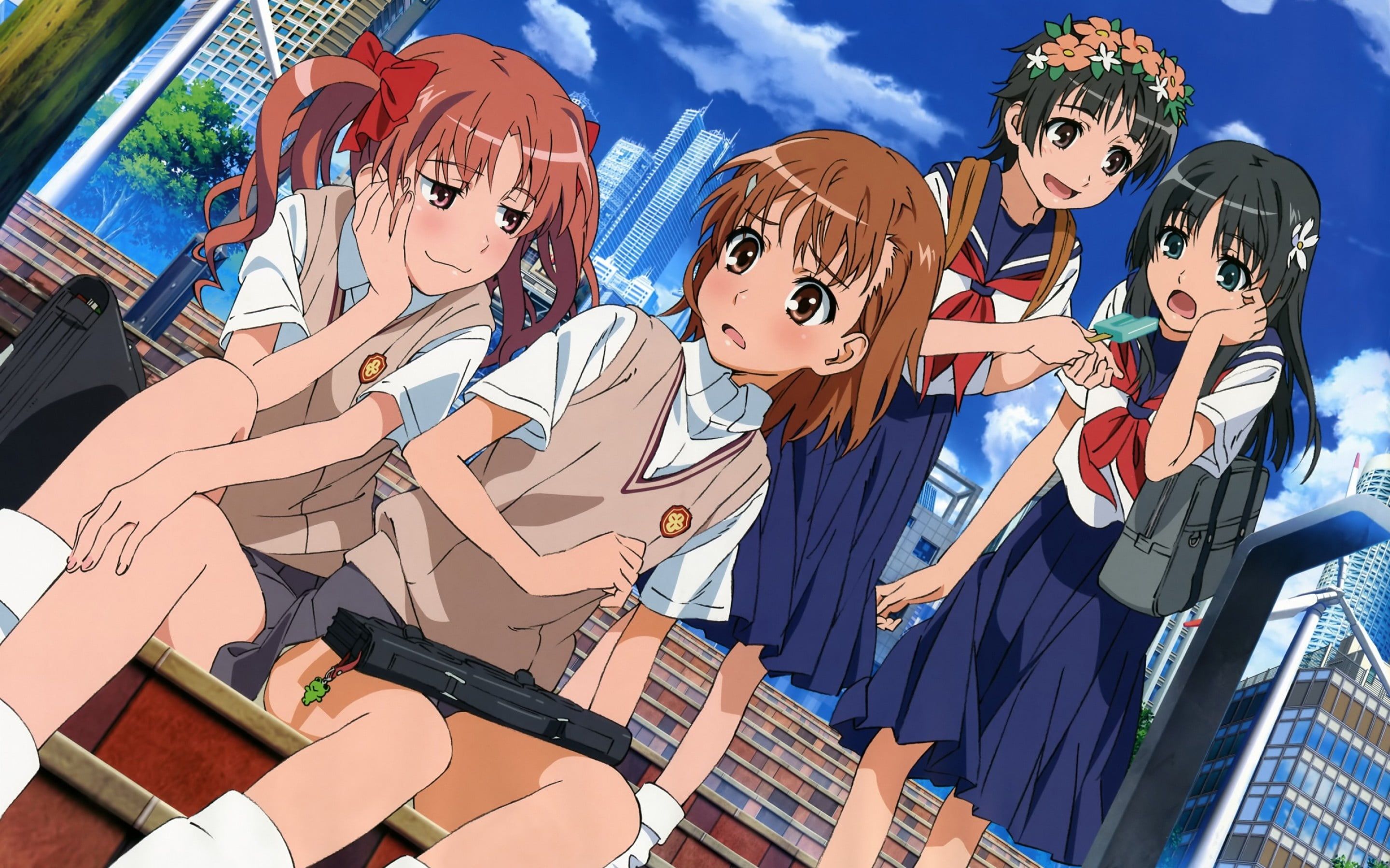 2880x1800 toaru kagaku no railgun 1080P, 2k, 4k Full HD Wallpaper, Background Free Download