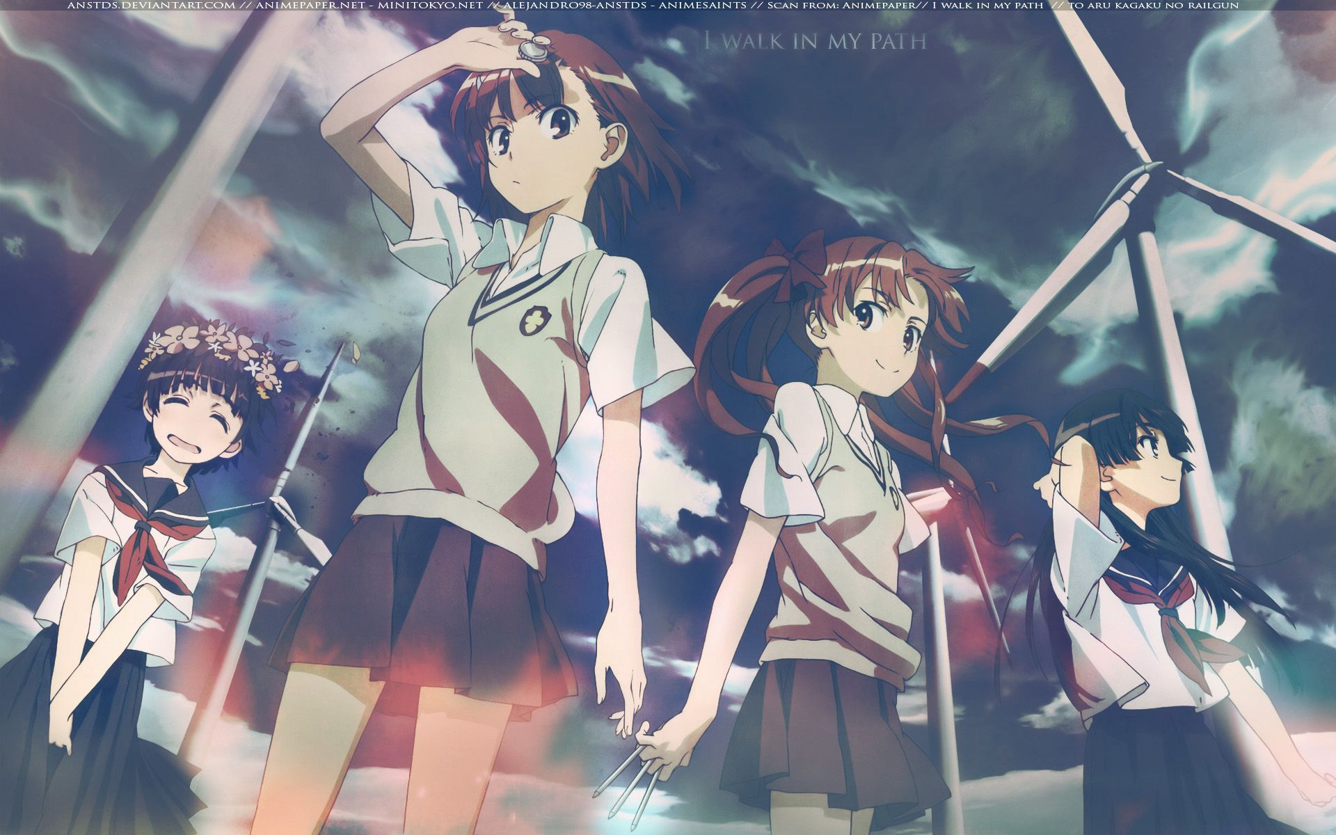1920x1200 Toaru Kagaku No Railgun Wallpaper