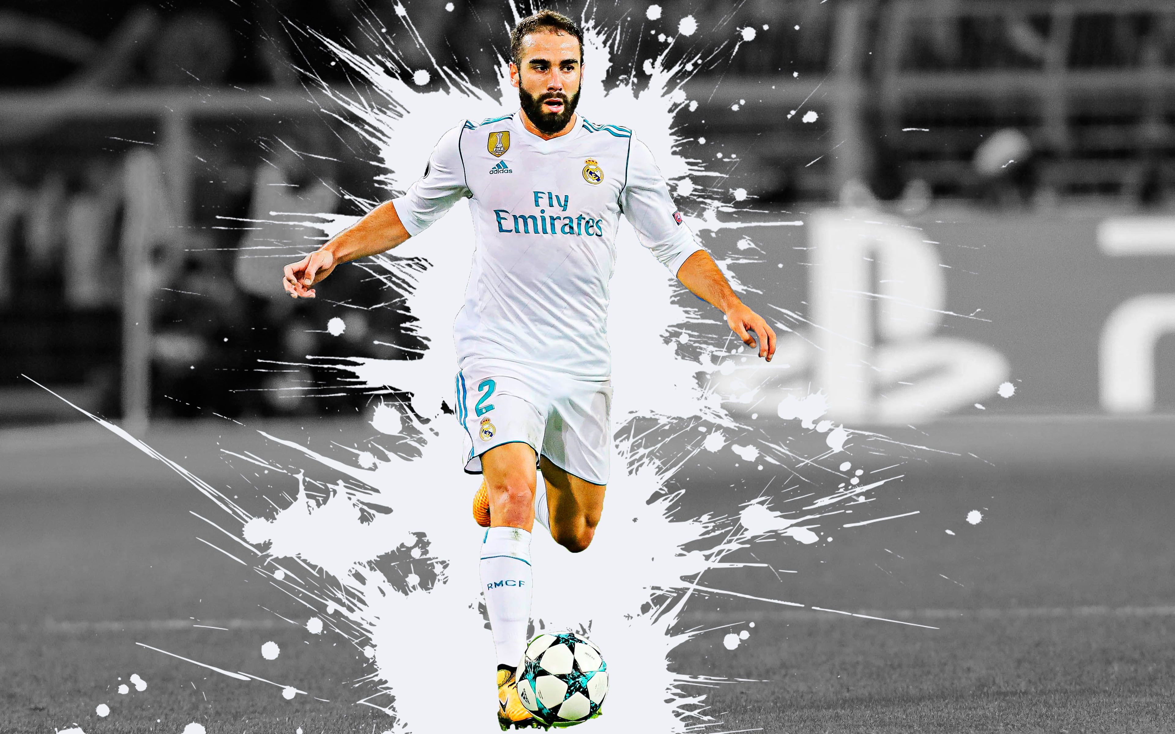 3840x2400 Wallpaper / Soccer, Real Madrid C.F., 4K, Dani Carvajal, Spanish free download