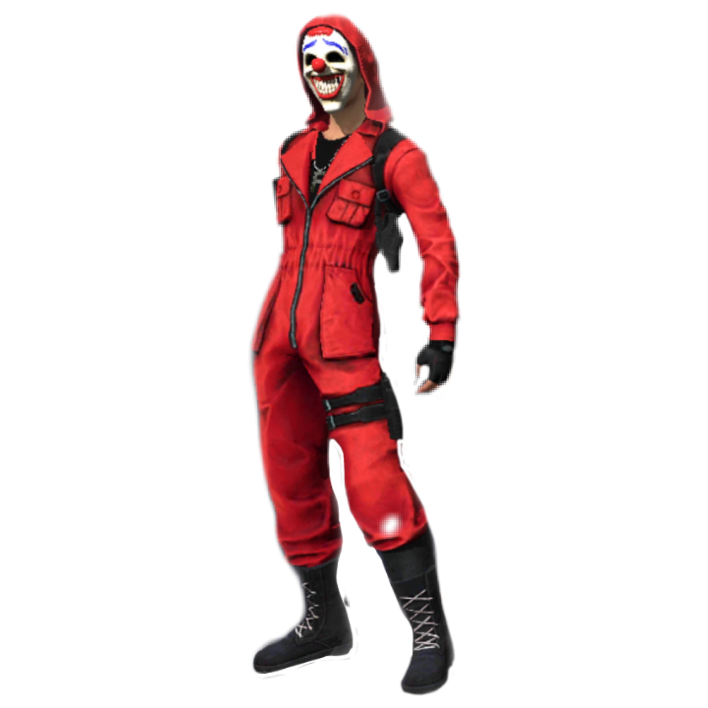 2289x2289 Free Fire Red Criminal Wallpaper