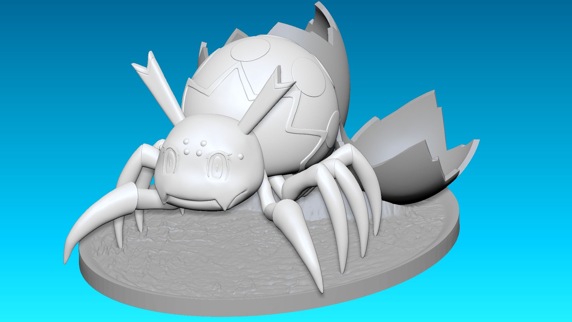1920x1080 STL file Kumo Desu Ga, Nani Ka? I'm a spider so what? spider・3D print object to download・Cults