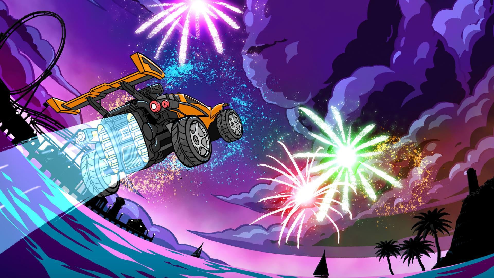 1920x1080 Wallpaper Music, Cover, Monstercat, Rocket League