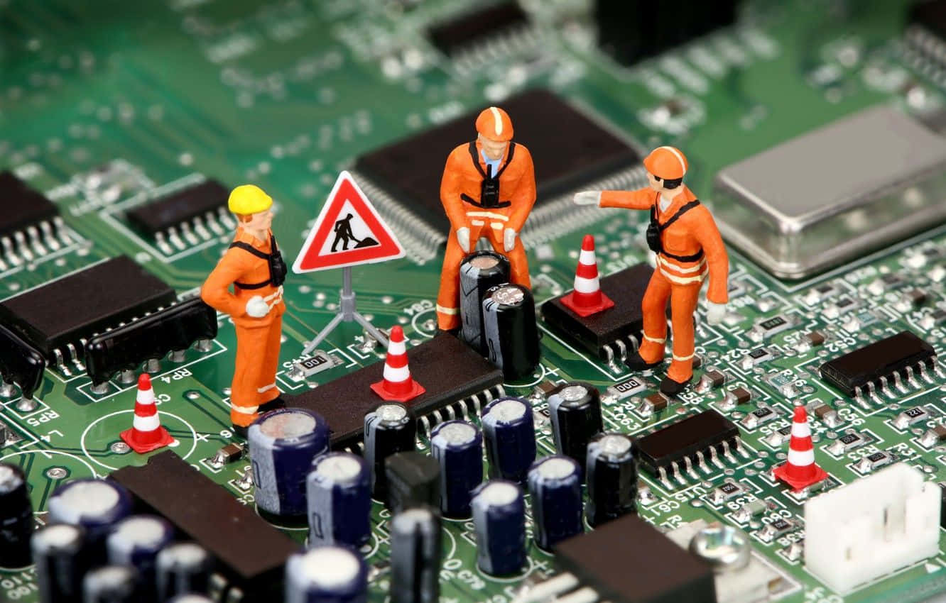 1332x850 Electronic Components Wallpaper