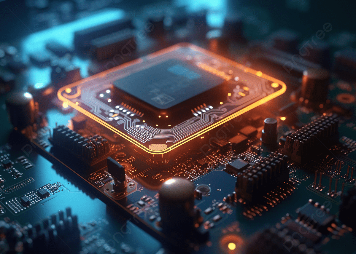 1200x857 Digital Processor Technology Circuit Board Neon Light Background Ai, Computer, Processor, Digital Background Image And Wallpaper for Free Download